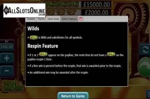 Game Features