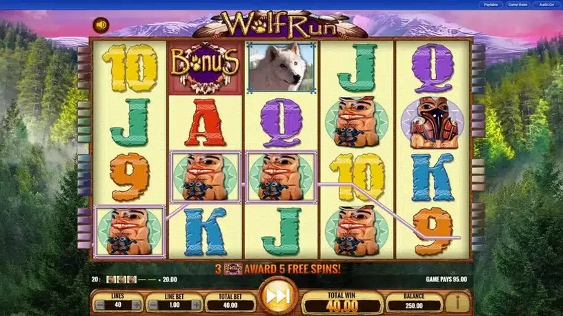 Wolf Run slot screenshot 3