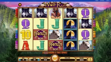 Wolf Run slot screenshot 1