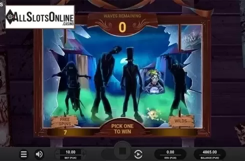 Bonus game screen 2. Zombie Circus from Relax Gaming