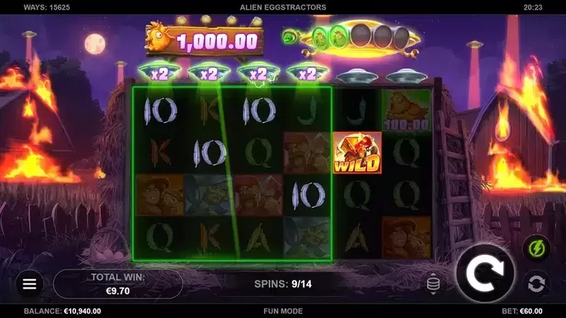Alien Eggstractors slot screenshot 5