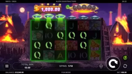 Alien Eggstractors slot screenshot 4