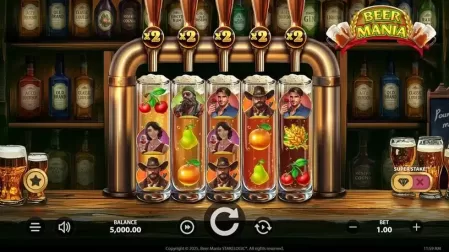 Beer Mania slot screenshot 1