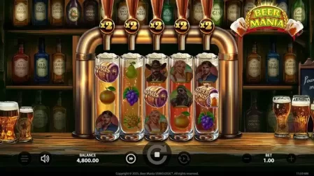 Beer Mania slot screenshot 2