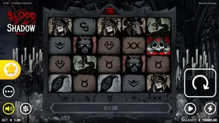 Blood & Shadow slot screenshot 1