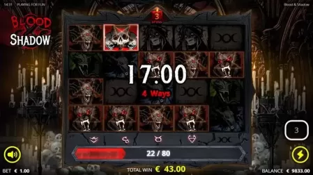 Blood & Shadow slot screenshot 3