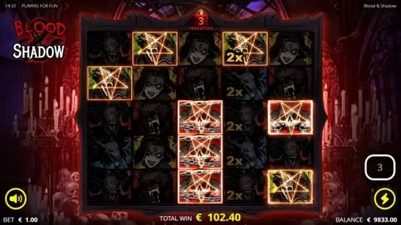 Blood & Shadow slot screenshot 5