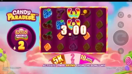 Candy Paradise slot screenshot 3