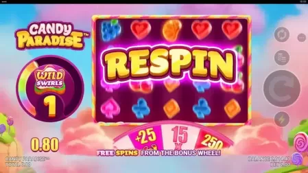 Candy Paradise slot screenshot 2