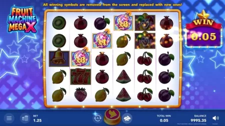 Fruit Machine: Mega X slot screenshot 2