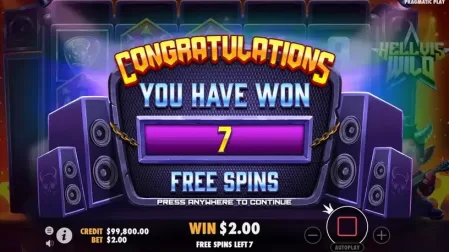 Hellvis Wild slot screenshot 3
