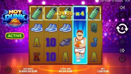 Hot Dunk slot screenshot 5