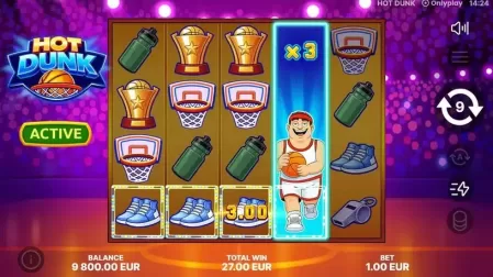 Hot Dunk slot screenshot 4