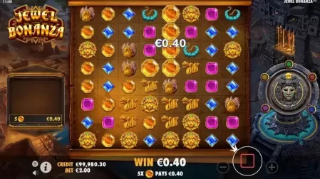 Jewel Bonanza slot screenshot 2