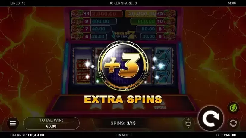 Joker Spark 7s slot screenshot 3
