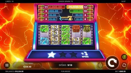 Joker Spark 7s slot screenshot 5