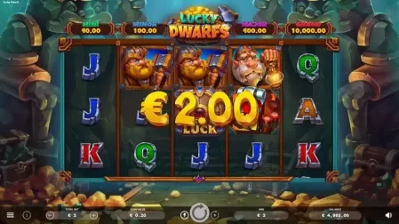Lucky Dwarfs slot screenshot 3