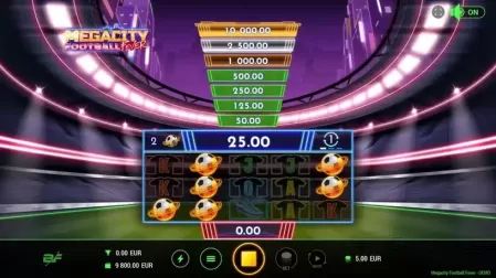 Megacity Football Fever slot screenshot 3