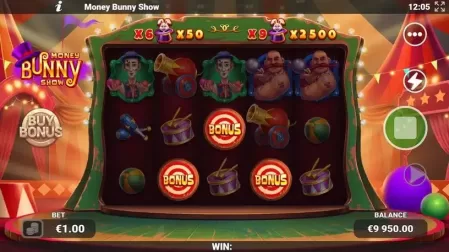Money Bunny Show slot screenshot 3
