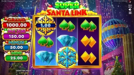 Super Santa Link: Running Wins slot screenshot 4