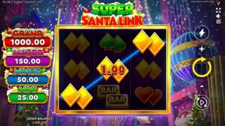 Super Santa Link: Running Wins slot screenshot 3