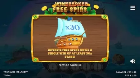 Treasure Ireland slot screenshot 3