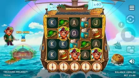 Treasure Ireland slot screenshot 2
