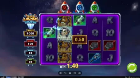 Triple Launch Fortune Wild slot screenshot 3