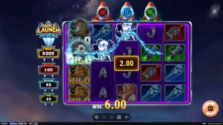 Triple Launch Fortune Wild slot screenshot 4