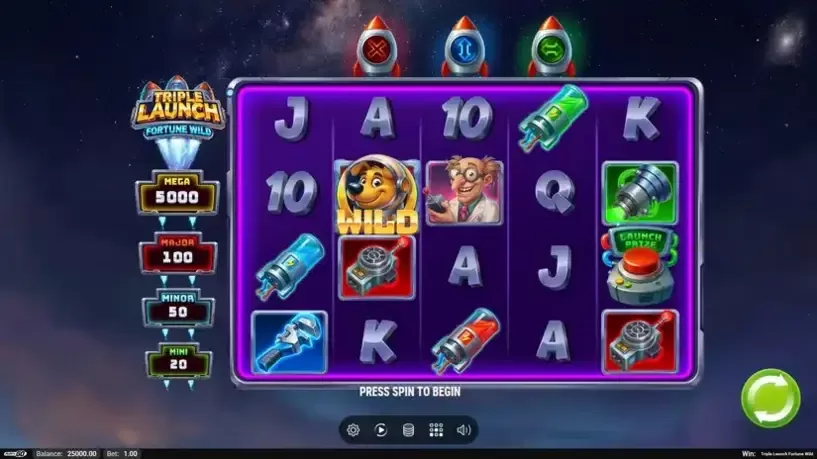 Triple Launch Fortune Wild slot screenshot 