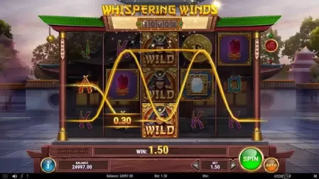 Whispering Winds slot screenshot 2