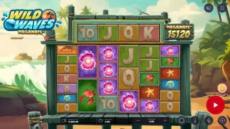 Wild Waves Megaways slot screenshot 1
