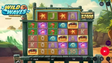 Wild Waves Megaways slot screenshot 2