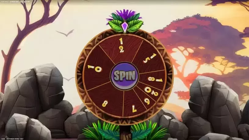 Wild White Rhino slot screenshot 2