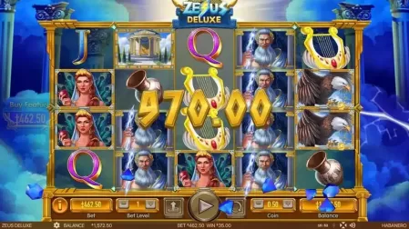 Zeus Deluxe slot screenshot 3