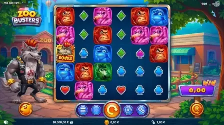 Zoo Busters slot screenshot 1