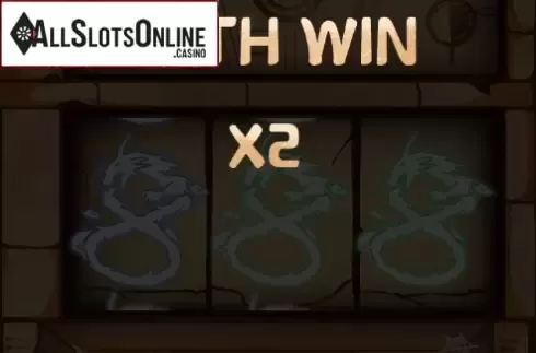 Win Screen. 888 Tower from AllWaySpin