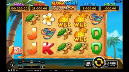 Aloha Spirit XtraLock slot screenshot 1