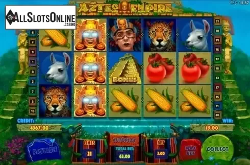 Screen9. Aztec Empire from Playson