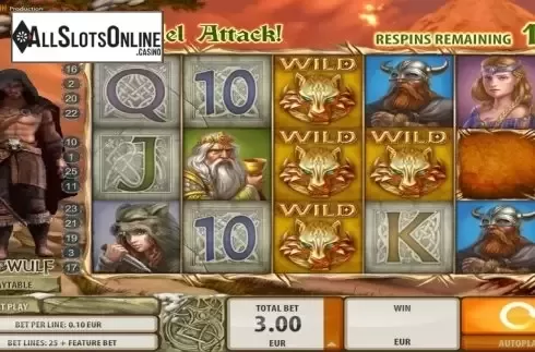 Sticky Wilds. Beowulf (Quickspin) from Quickspin