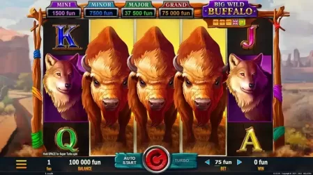 Big Wild Buffalo slot screenshot 1