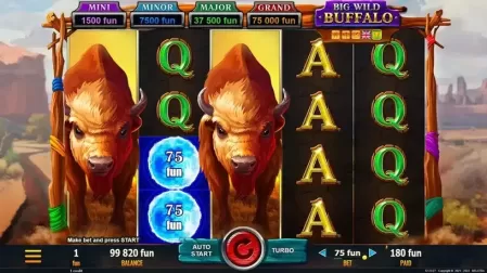 Big Wild Buffalo slot screenshot 2