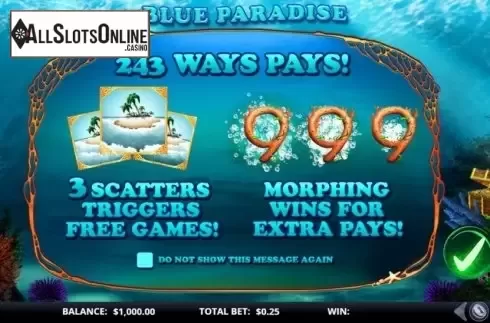 Intro. Blue Paradise from GamesLab
