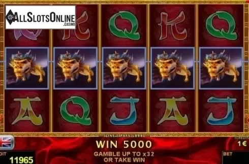 Win Screen. Book of China from Novomatic