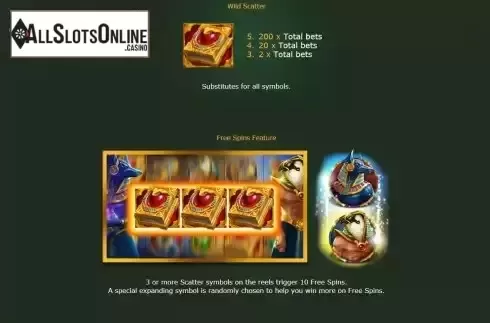Features screen