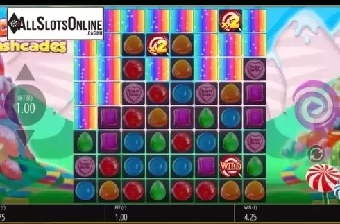 Feature Screen. Candy Cashcades from Blueprint