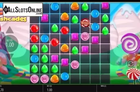 Reel Screen. Candy Cashcades from Blueprint