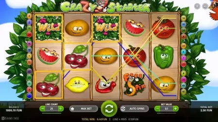 Crazy Starter slot screenshot 2