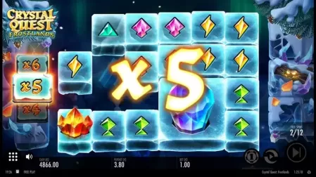 Crystal Quest Frostlands slot screenshot 5