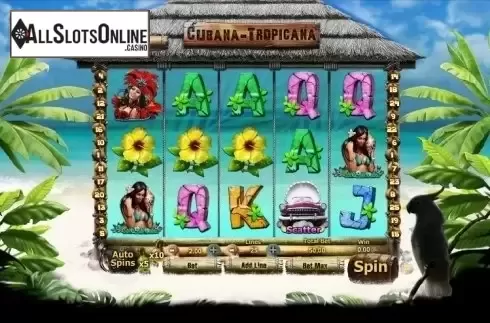 Game Workflow screen. Cubana Tropicana from GamesOS